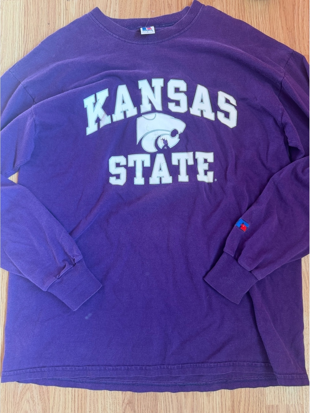 Russel Kansas State Long Sleeve Shirt Size Large